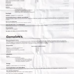 Thuốc Gamalate B6 Ferrer điều trị suy nhược thần kinh chức năng (2 vỉ x 10 viên)