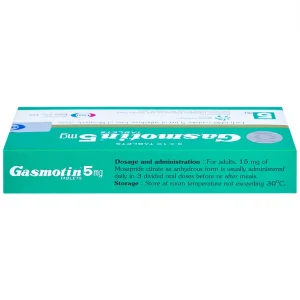 Thuốc Gasmotin 5mg Eisai điều trị viêm dạ dày mạn tính (3 vỉ x 10 viên)