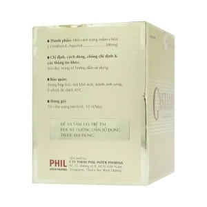 Thuốc Gastalo Phil điều trị tăng Ammoniac huyết trong bệnh gan cấp và mãn tính (10 vỉ x 10 viên)