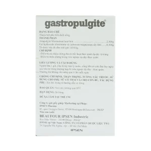 Bột Gastropulgite Ipsen điều trị rối loạn thực quản, dạ dày, tá tràng (30 gói)