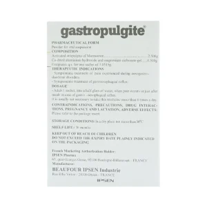 Bột Gastropulgite Ipsen điều trị rối loạn thực quản, dạ dày, tá tràng (30 gói)
