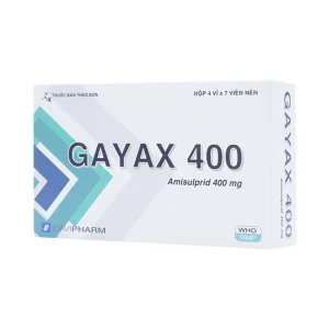 Thuốc Gayax 400 Davipharm điều trị tâm thần phân liệt (4 vỉ x 7 viên)