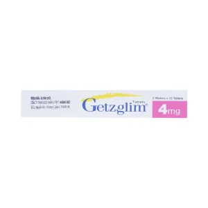 Thuốc Getzglim 4mg Getz điều trị đái tháo đường típ 2 (2 vỉ x 10 viên)