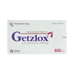 Thuốc Getzlox 500mg Getz điều trị nhiễm khuẩn (1 vỉ x 10 viên)