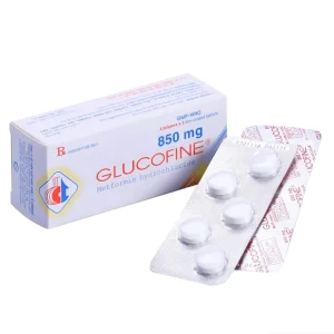 Thuốc Glucofine 850mg Domesco điều trị đái tháo đường típ 2 (4 vỉ x 5 viên)