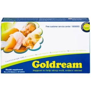 Viên uống Goldream IMC hỗ trợ ngủ ngon, giảm căng thẳng (20 viên)