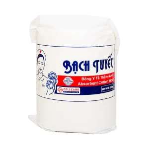 Bông y tế thấm nước Bạch Tuyết 500g dùng trong chăm sóc cá nhân và y tế (24 gói)