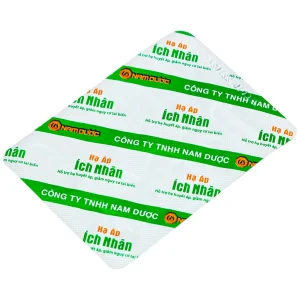 Viên uống Hạ Áp Ích Nhân Nam Dược hỗ trợ hạ huyết áp, giảm nguy cơ tai biến (4 vỉ x 10 viên)