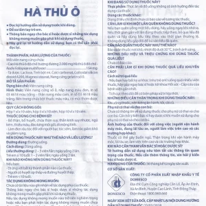 Thuốc Hà Thủ Ô Domesco bổ thận, bổ huyết, chữa thận suy (3 vỉ x 10 viên)