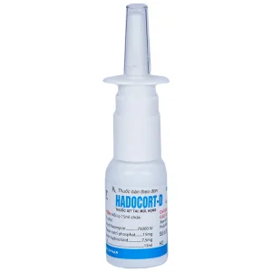 Thuốc xịt Hadocort-D Hà Tây điều trị các bệnh viêm mũi, viêm xoang (15ml)