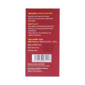 Viên uống Hair Tonic Rosabela chống rụng tóc, hói đầu (100 viên)