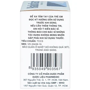 Thuốc Halofar Pharmedic điều trị các biểu hiện rối loạn tâm thần (10 vỉ x 20 viên)
