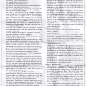 Thuốc Halofar Pharmedic điều trị các biểu hiện rối loạn tâm thần (10 vỉ x 20 viên)