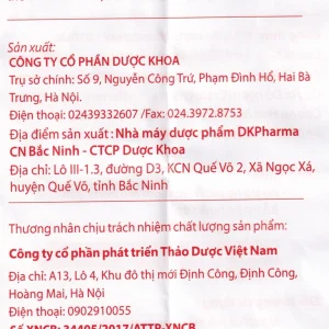 Viên uống Hamomax DK Pharma hỗ trợ hạ mỡ máu, bền thành mạch (30 viên)