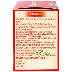 Viên uống Hamomax DK Pharma hỗ trợ hạ mỡ máu, bền thành mạch (30 viên)