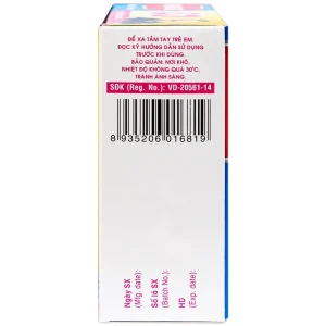 Bột Hapacol 80 DHG giảm đau, hạ sốt (24 gói)