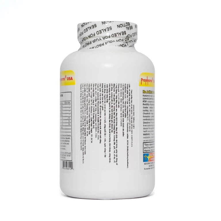 Viên uống Healthy Joint Plus hỗ trợ giảm các chứng đau do thoái hóa khớp, bổ sung dịch khớp (120 viên)