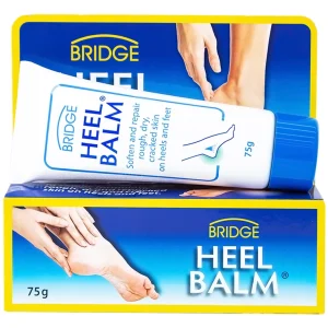 Kem Heel Balm Bridge Healthcare làm mềm, phục hồi da thô ráp, khô, nứt nẻ ở gót chân và bàn chân (75g)