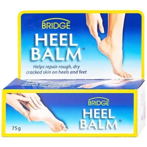 Kem Heel Balm Bridge Healthcare làm mềm, phục hồi da thô ráp, khô, nứt nẻ ở gót chân và bàn chân (75g)