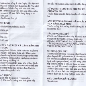 Viên nhai Hemifere 100mg phòng và điều trị bệnh thiếu máu do thiếu sắt và acid folic (3 vỉ x 10 viên)