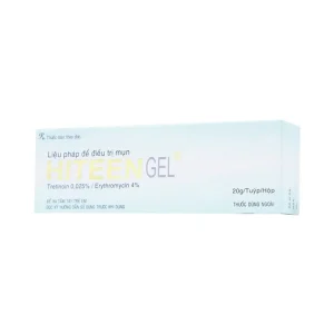 Gel bôi da Hiteen Phil điều trị mụn trứng cá dạng vi u nang hoặc kèm viêm, mụn trứng cá mủ sần (20g)