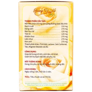 Viên uống Hoàng Tố Nữ Hose Hoa Sen bổ trung ích khí, sinh tân, chỉ khát (60 viên)