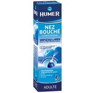 Dung dịch xịt mũi Humer Nez Bouché làm thông mũi, giúp rửa sạch lớp chất nhầy dày (50ml)