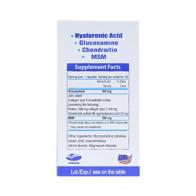 Viên uống Hyalob tăng tính đàn hồi của sụn khớp (60 viên)