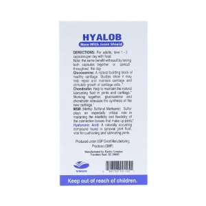 Viên uống Hyalob tăng tính đàn hồi của sụn khớp (60 viên)