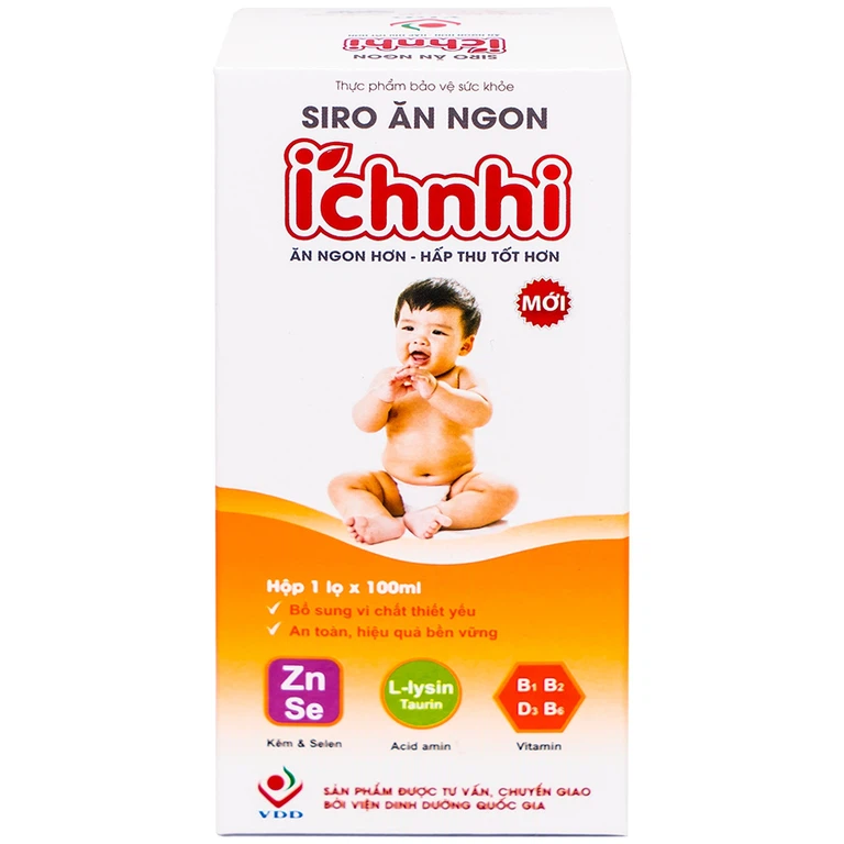 Siro ăn ngon Íchnhi Nam Dược bổ sung vi chất dinh dưỡng, cải thiện chứng biếng ăn cho trẻ (100ml)