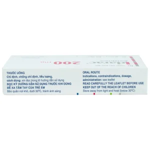 Thuốc Idarac 200mg Roussel điều trị các chứng đau mức độ nhẹ đến trung bình (2 vỉ x 10 viên)