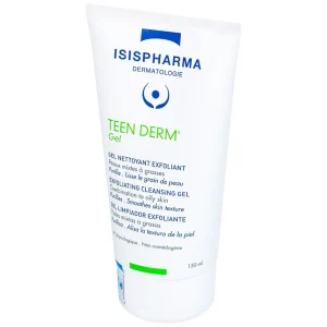Gel rửa mặt Isis Pharma Teen Derm Gel hỗ trợ giảm nhờn trên da và ngăn ngừa mụn trứng cá (150ml)