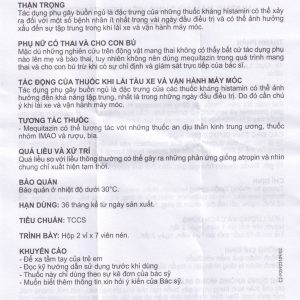 Viên nén Itametazin 5mg Nova Argentia điều trị hen do phấn hoa, viêm mũi dị ứng, viêm kết mạc (2 vỉ x 7 viên)