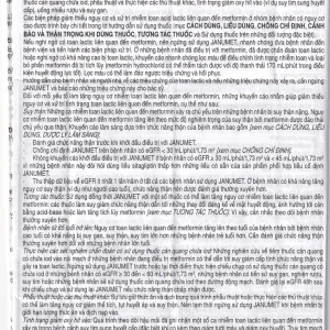 Viên nén Janumet 50mg/500mg MSD điều trị đái tháo đường típ 2 (4 vỉ x 7 viên)