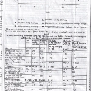 Viên nén Janumet 50mg/500mg MSD điều trị đái tháo đường típ 2 (4 vỉ x 7 viên)