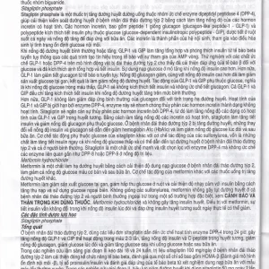 Viên nén Janumet 50mg/500mg MSD điều trị đái tháo đường típ 2 (4 vỉ x 7 viên)