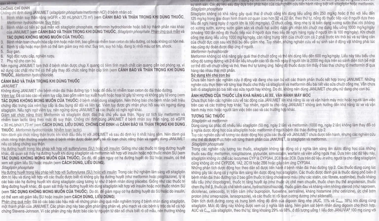 Viên nén Janumet 50mg/850mg MSD điều trị đái tháo đường típ 2 (4 vỉ x 7 viên)