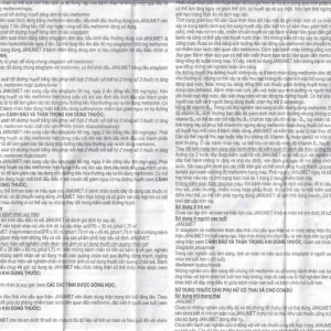 Viên nén Janumet 50mg/850mg MSD điều trị đái tháo đường típ 2 (4 vỉ x 7 viên)