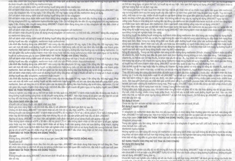 Viên nén Janumet 50mg/850mg MSD điều trị đái tháo đường típ 2 (4 vỉ x 7 viên)