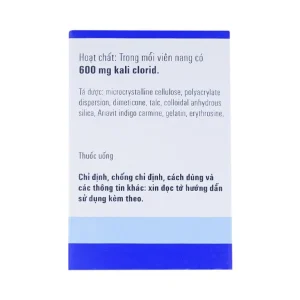 Thuốc Kaldyum 600mg Egis Pharma phòng ngừa, điều trị giảm kali huyết (50 viên)