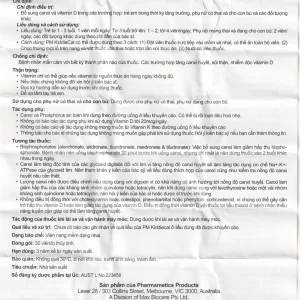 Viên nhai KiddieCal Catalent bổ sung canxi và vitamin D (30 viên)