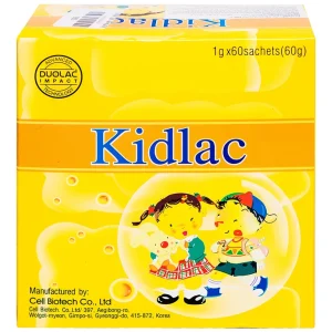 Men vi sinh Kidlac Cell Biotech giúp đường ruột khỏe mạnh, hấp thu tốt hơn (60 gói)