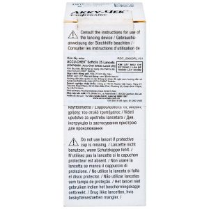 Kim lấy máu tiệt trùng Accu-Chek Softclix sử dụng cho thiết bị lấy máu Accu-Chek Softclix (25 cái)