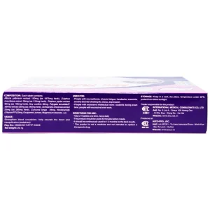 Viên uống Kim Thần Khang Á Âu tăng cường lưu thông máu, giúp dưỡng tâm, an thần (3 vỉ x 10 viên)