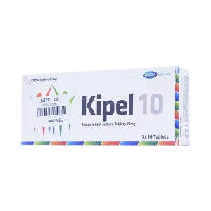 Viên nén Kipel 10 MEGA We Care phòng và điều trị hen phế quản mạn tính, co thắt phế quản (3 vỉ x 10 viên)