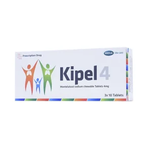 Viên nhai Kipel 4 MEGA We Care dự phòng và điều trị hen phế quản mạn tính, viêm mũi dị ứng (3 vỉ x 10 viên)