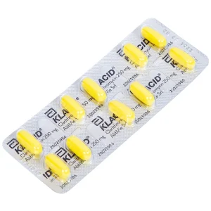 Viên nén Klacid 250mg Abbott điều trị viêm amidan, viêm tai giữa, viêm xoang cấp (1 vỉ x 10 viên)