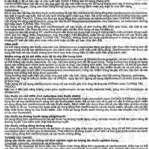 Thuốc Klacid Forte 500mg Abbott điều trị nhiễm trùng đường hô hấp (14 viên)