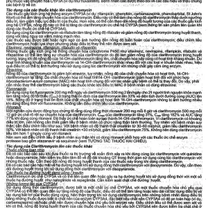 Thuốc Klacid Forte 500mg Abbott điều trị nhiễm trùng đường hô hấp (14 viên)