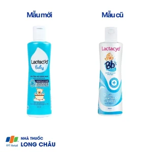 Sữa tắm gội Body And Hair Wash Gentle Care Lactacyd BB tăng cường bảo vệ làn da mỏng manh của bé (250ml)